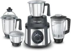 Prestige Endura 1000 Juicer Mixer Grinder 4 Jars, Black with Silver