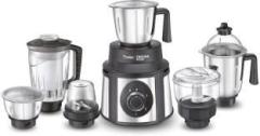 Prestige Endura 6 Jars 1500 Ml Juicer Extractor, 1000 Ml, 1500 Ml, 450 Ml, 350 Ml 1000 Juicer Mixer Grinder 6 Jars, Black with Silver