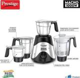 Prestige MACHO 1000W MACHO MIXER GRINDER 1000 Juicer Mixer Grinder 4 Jars, SILVER / BLACK