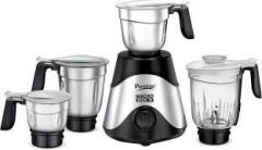 Prestige Pure Copper Winding Motor Macho 1000 Juicer Mixer Grinder 4 Jars, Black, Silver