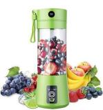 Prh Basics Electric Juicer Mixer Grinder 4 Blade Portable USB Rechargeable Bottle Blender | USB Rechargeable Bottle Blender Shaker | Watt 30 Juicer Mixer Grinder 1 Jar, Green, Blue, Pink, Purple, Yellow, Black