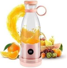 Prh Basics USB Rechargeable Juicer Bottle | Electric Mixer Blender and Smoothie Maker | Portable Blender Juicer | Watts 30 Juicer 1 Jar, Pink, Blue, Green, White, Yellow, Red, Purple