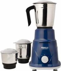 Pringle Crest 3 jar Mixer Grinder with 500W ISI Certified Motor with 1 Year warranty 500 Mixer Grinder 3 Jars, Blue