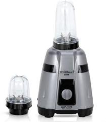 Silentpowersunmeet 600 watts Mixer Grinder with 2 Bullet Jars 530ML and 350ML EPMG595 Mixer Grinder with 2 Bullets Jars 600 Mixer Grinder 2 Jars, Grey