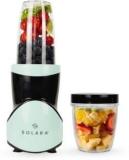 Solara Blender 400 Watt Mixer Grinder, 2 Stainless Steel Blades BlendEasy 400 Juicer Mixer Grinder 2 Jars, Aqua