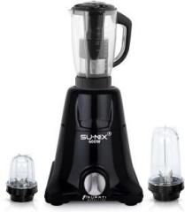 Su mix 600 watts Mixer Grinder with 3 Jars 1 Juicer Jar and 2 Bullet Jars TPMG10 Mixer Grinder with 1 Juicer and 2 Bullets Jars Set 600 Mixer Grinder 3 Jars, Black