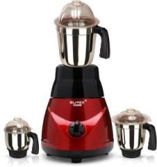 Su mix MMBRTA21 1000 Watt Mixer Grinder with 3 Jars 1 Wet Jar, 1 Dry Jar and 1 Chutney Jar Black Red 1000 Mixer Grinder 3 Jars, Black Red