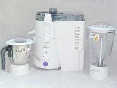 Sujata 401 A.1 Power Matic Plus 900 Juicer Mixer Grinder 2 Jars, Color White