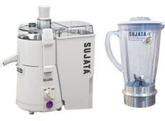 Sujata POWERMANIC WITH ALUMINIUM BASED COMMERCIAL JUG POWERMATIC 900 Juicer 1 Jar, White