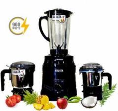 Sujata Supermix Black Premium 900 Juicer Mixer Grinder 3 Jars, Black