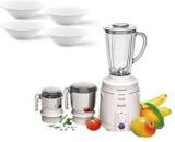 Sujata SUPERMIX WITH BOWL SET 900 W Mixer Grinder 3 Jars, White 900 Mixer Grinder 3 Jars, White