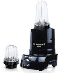 Sunmeet 600 watts Mixer Grinder with 2 Bullet Jars 530ML and 350ML EPMG694 Mixer Grinder with 2 Bullets Jars 600 Mixer Grinder 2 Jars, Black