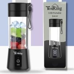 Tenring Small Rechargeable Blender for Smoothies, Shakes, and More | Travel Ready 150 W Juicer