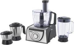 Usha FP 3810 1000 W Juicer Mixer Grinder 4 Jars, Steel, Black