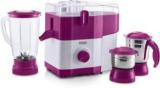 Usha NUTRIMATIC JMG 500W 500 Juicer Mixer Grinder 3 Jars, Purple