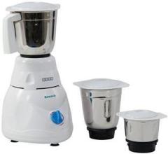 Usha SMASH MG 2853 500 Mixer Grinder 3 Jars, WHITE, Silver