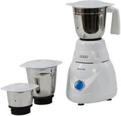 Usha Smash with 3 jars Watts smash 500 Mixer Grinder 3 Jars, White