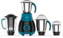 V Guard AG 754 Plus 750 Mixer Grinder 4 Jars, Blue Black