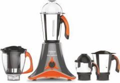 Vidiem MG 541 A Vstar Evo Plus 750 Mixer Grinder 4 Jars, Grey with Orange