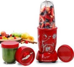 Wonderchef Nutri blend 22000 RPM 400 Juicer Mixer Grinder 2 Years Warranty 2 Jars, Red