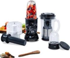 Wonderchef Nutri blend CKM 400 Juicer Mixer Grinder 4 Jars, Black