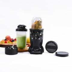 Wonderchef Nutri Blend Photon 400 Juicer Mixer Grinder 2 Jars, Jet Black