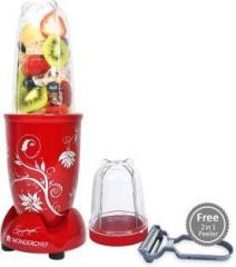 Wonderchef Nutri blend Red with Free 2 in 1 Peeler 400 W Mixer Grinder