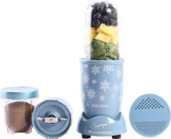 Wonderchef Nutri Blend Snow Flakes 400 Juicer Mixer Grinder 2 Jars, Blue