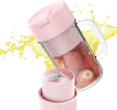 Zowish Portable Blender Blend On the Go! Rechargeable USB Perfect for Shakes Smoothies Crusher Juicer Blender 240 Juicer Mixer Grinder 1 Jar, Pink