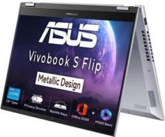 Asus Vivobook S14 Flip with Office 2024 + M365 Basic*, A Part Metal Body, Intel Core i5 13th Gen 13420H TP3402VAO LZ612WS 2 in 1 Laptop