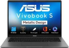 Asus Vivobook S14 with Office 2024 + M365 Basic*, Metallic Design, H Series Intel Core i5 13th Gen 13420H S3407VA LY037WS Thin and Light Laptop