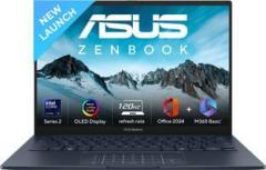 Asus Zenbook 14 OLED with Office 2024 + M365 Basic*, AI PC, Full Metal Body, Intel Core Ultra 5 225H UX3405CA PZ162WS Thin and Light Laptop