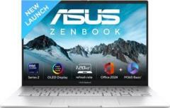 Asus Zenbook 14 OLED with Office 2024 + M365 Basic*, AI PC, Full Metal Body, Intel Core Ultra 5 225H UX3405CA PZ345WS Thin and Light Laptop