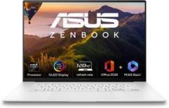 Asus Zenbook S16 OLED, MSO 2024 + M365 Basic*, AI PC, Metal Body, AMD Ryzen AI 7 Octa Core 350 UM5606KA RJ108WS 2 in 1 Laptop