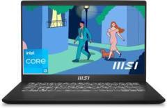 Msi Modern 14 Intel Core i3 12th Gen 1215U Modern 14 C12MO Thin and Light Laptop