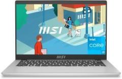 Msi Modern 14 Intel Core i3 13th Gen 1315U Modern 14 C13M 438IN Thin and Light Laptop