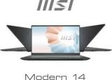 Msi Modern 15 AMD Ryzen 5 Hexa Core 5500U Modern 15 A5M 065IN Thin And Light Laptop