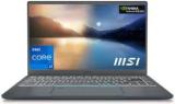 MSI Prestige 14 Intel Core I7 10th Gen 16 GB RAM 512 GB SSD A10RAS-097IN
