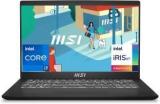 Msi Modern 14 Intel Core I7 13th Gen 1355U Modern 14 C13M 435IN Thin And Light Laptop