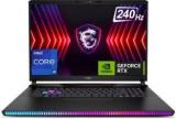 Msi Raider GE78 HX Intel Core I9 14th Gen 14900HX Raider GE78 HX 14VHG 805IN Gaming Laptop