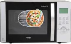 Haier 28 Litres HIL2801RBSJ Convection Microwave Oven (Silver)