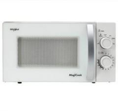 Whirlpool 20 Litres MAGICOOK 20L CLASSIC KNOB Solo Microwave Oven (White)