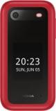 Nokia 2660 Flip 4G Volte Red Keypad Mobile With Dual Sim & Screen, MP3 Player