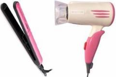 3p Kart Straightener and Dryer NHC 817CRM+1400w Hair Straightener