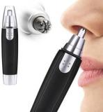 Aasavi Battery Operated Dual edge Blades Waterproof Painless Nose and Ear Hair Trimmer 30 min Runtime 1 Length Settings