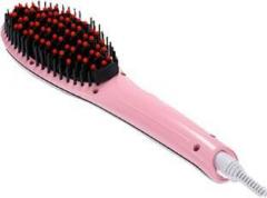 Antiquebuyer hair straightener::hair straightener brush:: Fast Hair Straightener Brush 2 In 1 Ceramic Fast Hair Straightener Styling Brush With Temperature Multi color AQ 113 Hair Styler