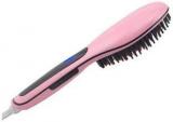 Antiquebuyer Hair Straightener::hair Straightener Brush::Pink Fast Professional Ceramic Hair Straightener Brush With Temperature AQ Fast Hair Brush 104 Hair Styler