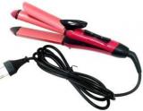 Appliance Bazar AB 090 2 In 1 Advanced Hair Straightener Cum Hair Styler Pink Hair Straightener AB 090 Hair Straightener