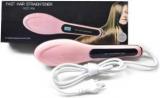 Chartbusters Pink Pari Ceramic Hair Straightening Brush Np 1 Hair Straightener