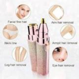 Dandt Portable 2 In 1 Flawless Eyebrow Remover And Pain Less Hair Remover Cordless Epilator